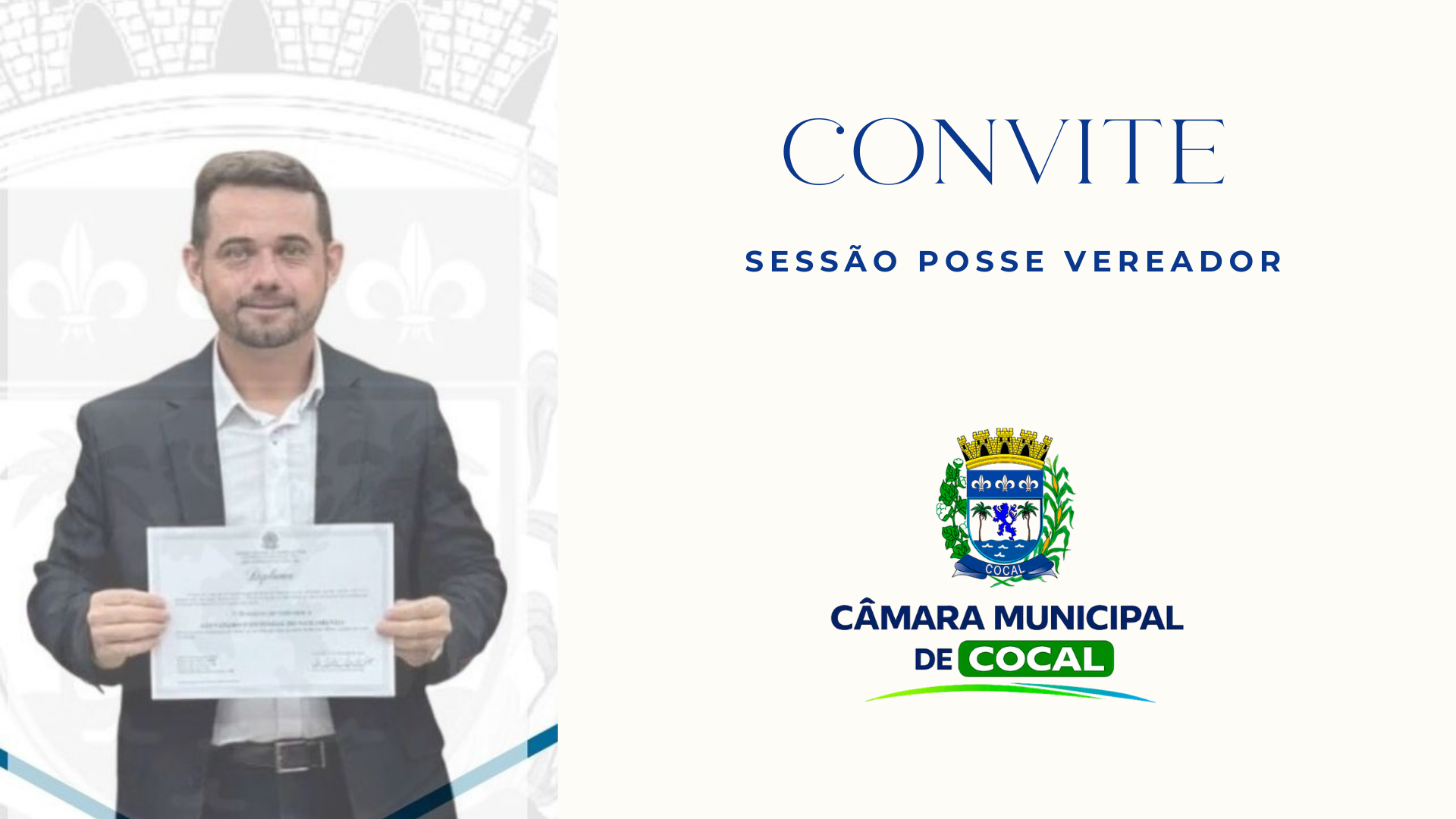 Suplente Adevandro Fontenele assumirá vereança dia 02 de março